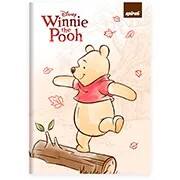Caderno 1/4, Capa Dura Costurado, 80 folhas, Ursinho Pooh, 2754427, Spiral Pooh - PT 1 UN