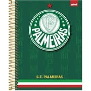 Caderno Universitário, Capa Dura, 10x1, 160 Folhas, Palmeiras, 2765911, Spiral Pal - PT 1 UN