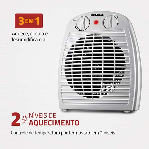 Aquecedor de Ambiente, 2000W, 220V, Mondial - CX 1 UN