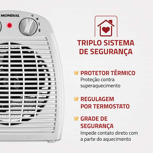 Aquecedor de Ambiente, 2000W, 220V, Mondial - CX 1 UN