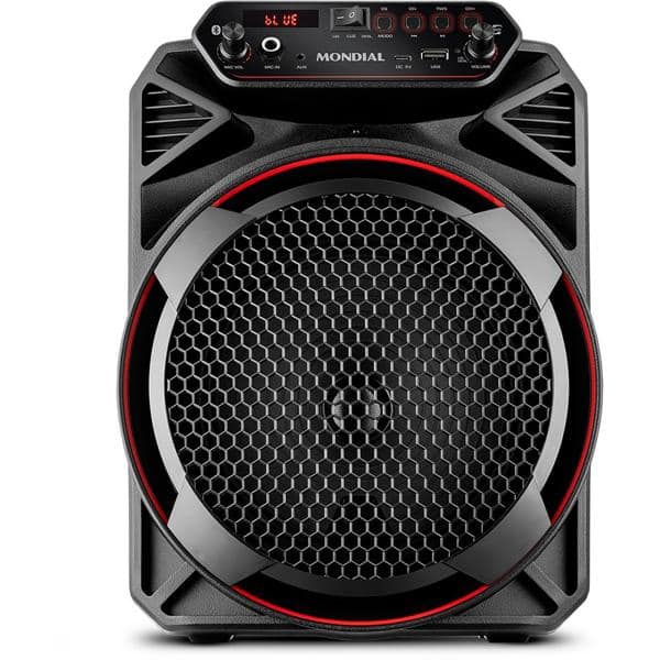 Caixa de som amplificada CM-150, 150W RMS, Bluetooth, Bivolt, Preta, 5487-01, Mondial - CX 1 UN