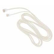Extensão lisa fio chato p/ telefone e fax jack c/ 10m branca 0704-7 Multi PT 1 UN