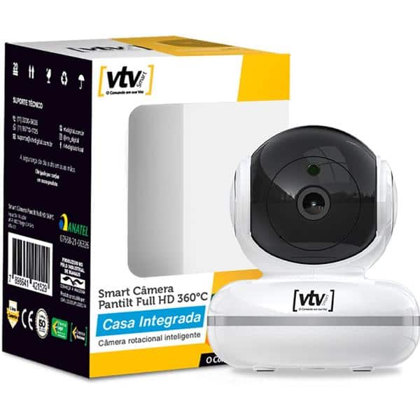 Câmera de segurança wifi IP Smart Pantilt Vtv Digital CX 1 UN