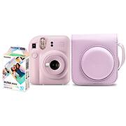 Kit Câmera instantânea Instax Mini 12 Lilás com Pack de 10 fotos e Bolsa, Fuji Film - CX 1 UN
