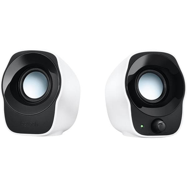 Caixa de som Multimidia Logitech Z120 com Sistema 2.0 e conexão 3,5mm - Branco CX 1 UN