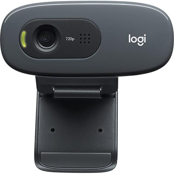 Webcam HD Logitech C270 com Microfone Embutido e 3 MP para Chamadas e Gravações em Vídeo Widescreen CX 1 UN