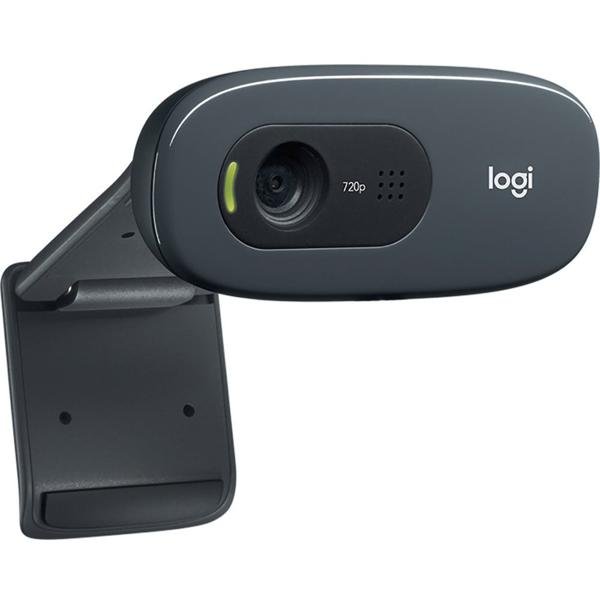 Webcam Logitech C270, HD 720p com Microfone Embutido e 3 MP para Chamadas e Gravações em Vídeo Widescreen CX 1 UN