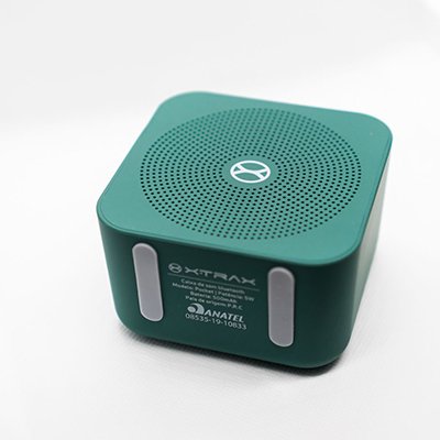 Caixa de som Bluetooth, 5w rms, Recarregável, Pocket Verde, 160122, Xtrax - CX 1 UN