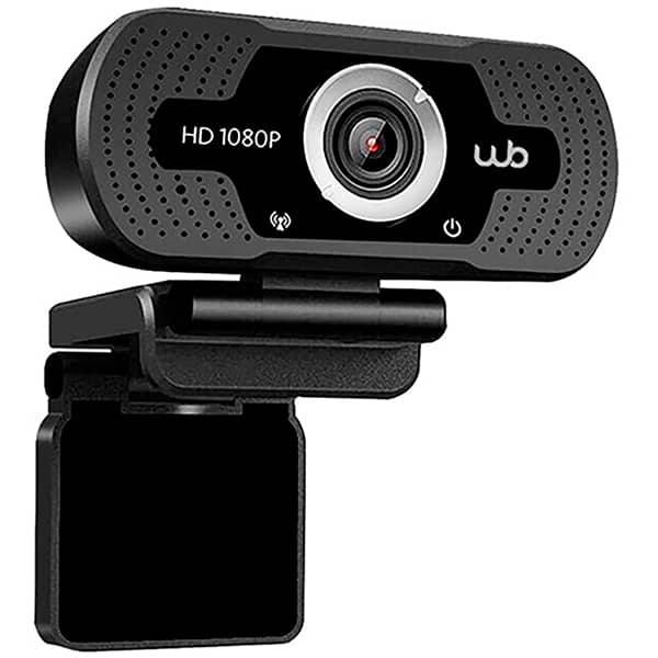 Câmera webcam Full HD 1080p com microfone, Preto, 11673, Geonav - CX 1 UN Câmera webcam Full HD 1080p com microfone, Preto, 11673, Geonav - CX 1 UN