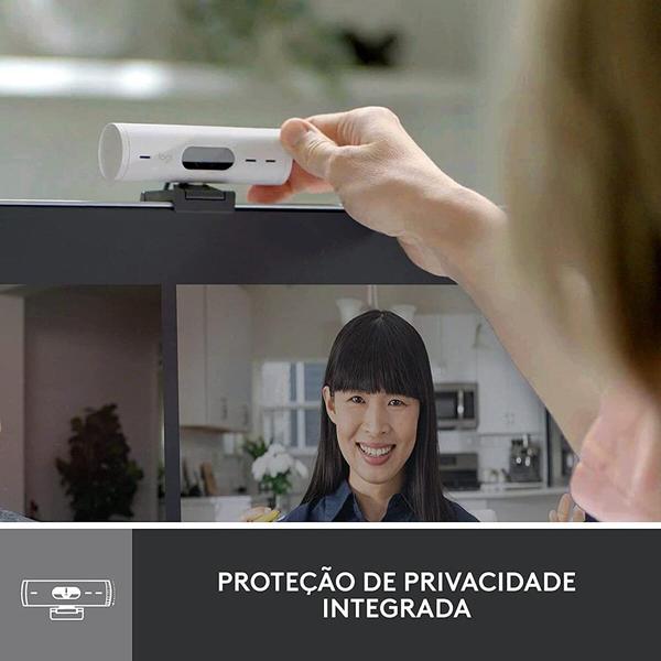 Câmera webcam Full HD 1080p, Brio 500, Branco, 960-001426, Logitech - CX 1 UN