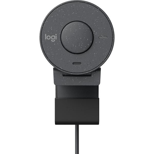 Câmera webcam Full HD, Brio 300, com microfone, Grafite, 960-001413, Logitech - CX 1 UN