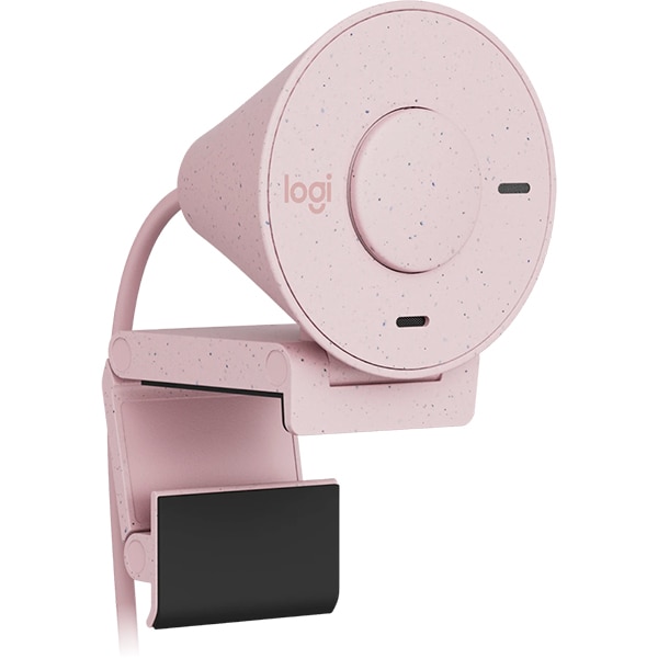 Câmera webcam Full HD, Brio 300, com microfone, Rose, 960-001446, Logitech - CX 1 UN