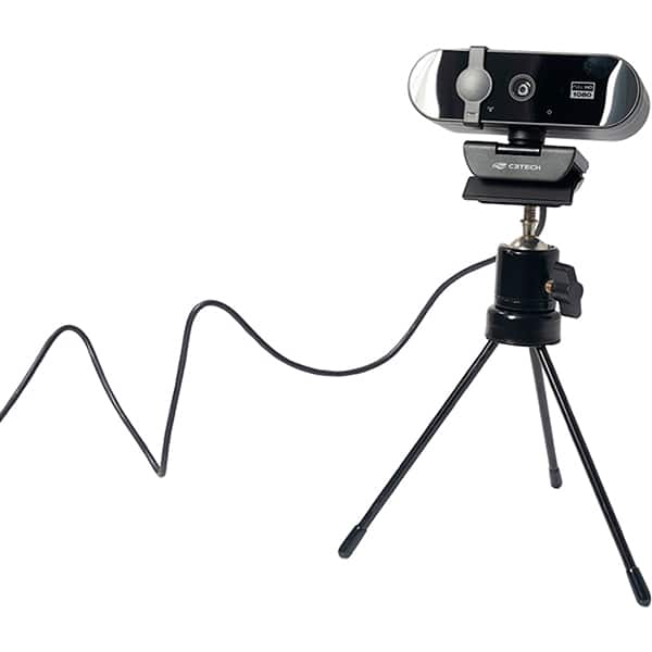 Câmera webcam Full HD 1080p, WB-150BK, Preto, C3Tech - CX 1 UN