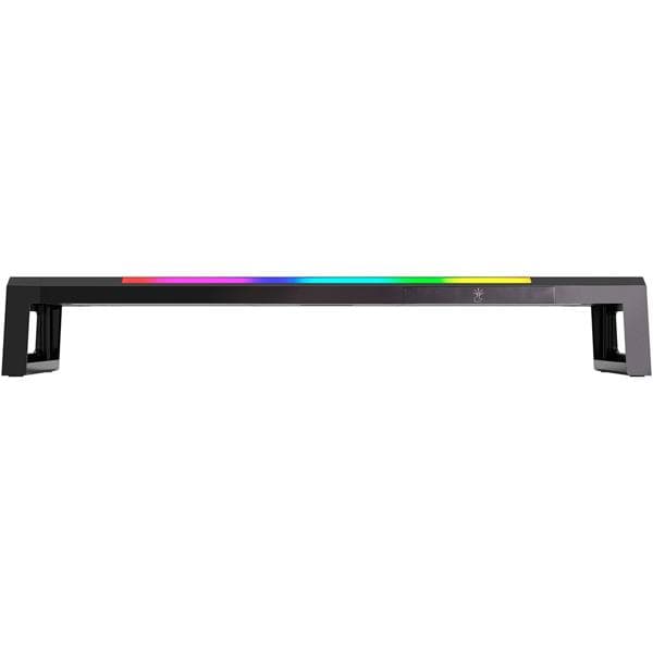 Suporte para monitor, LED com 7 cores, USB, Preto, SMN003, Bright - CX 1 UN