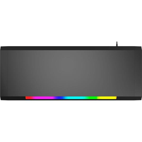 Suporte para monitor, LED com 7 cores, USB, Preto, SMN003, Bright - CX 1 UN