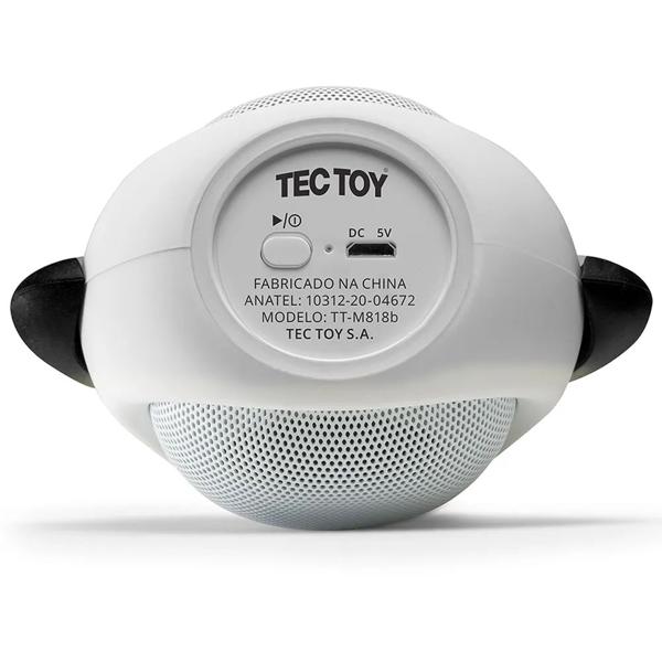 Caixa de som Bluetooth, 3w rms, Cachorro Lulu, Branco, TT-M818B, Tectoy - CX 1 UN