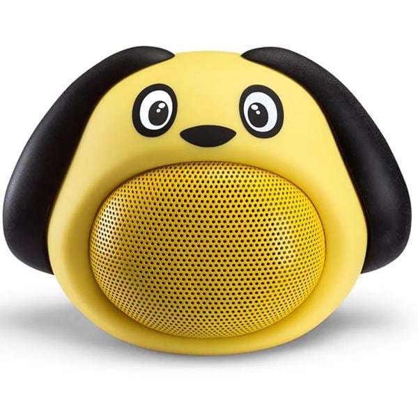 Caixa de som Bluetooth, 3w rms, Cachorro Lulu, Amarelo, TT-M818A, Tectoy - CX 1 UN