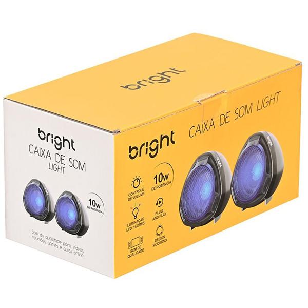 Caixa de som 6w, Office light, Preta, CX001, Bright - CX 1 UN