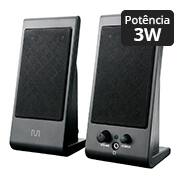 Caixa de som 3w, rms, usb, conexão USB, P2 3,5mm, Cinza, SP009, Multi - CX 1 UN Caixa de som 3w, rms, usb, conexão USB, P2 3,5mm, Cinza, SP009, Multi - CX 1 UN