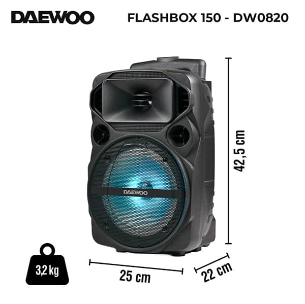 Caixa de som Bluetooth 5.0, 04582, Daewoo - CX 1 UN