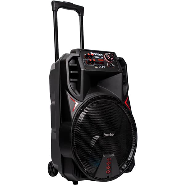 Caixa de som bluetooth 450w, Bomber Trolley 450, 12", Bomber - CX 1 UN