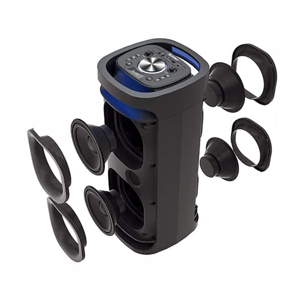 Caixa de som bluetooth Bomber Party, 1500w, Bluetooh 5.0, Aux, USB, SD Card, Bomber - CX 1 UN