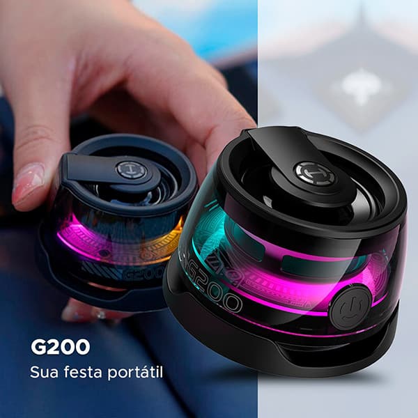 Caixa de som bluetooth 3w magnética preta G200-BK Edifier CX 1 UN
