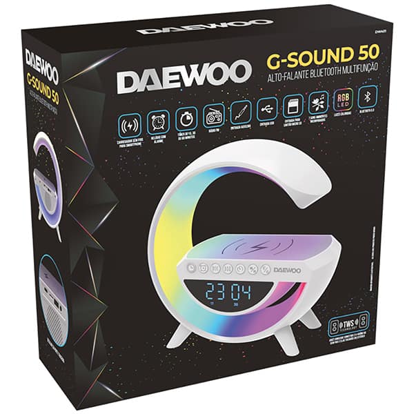 Caixa de som bluetooth 10w G-Sound 50 DW401 4584 Daewoo CX 1 UN