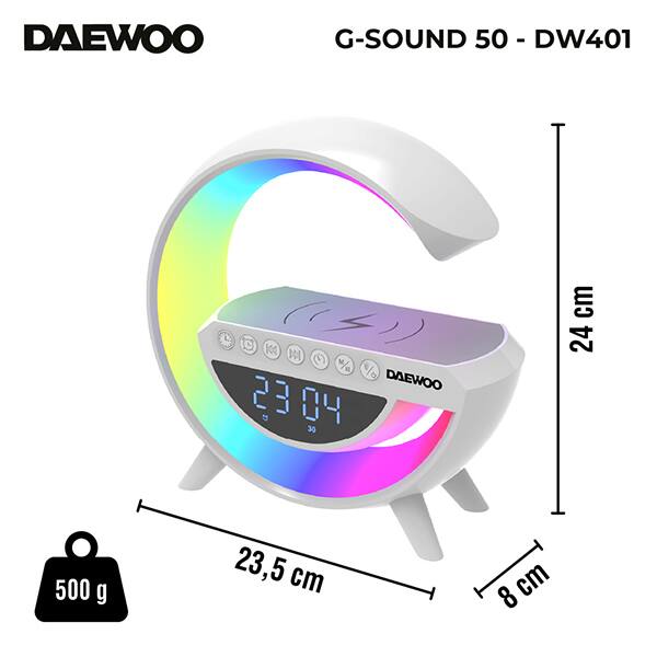 Caixa de som bluetooth 10w G-Sound 50 DW401 4584 Daewoo CX 1 UN