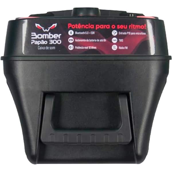 Caixa de som bluetooth 300w, Bomber Papão, 300 1.92.048, Bomber - CX 1 UN
