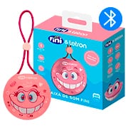 Caixa de som bluetooth portátil, Fini, 5w, com adesivos, 10512, Letron - CX 1 UN