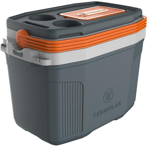 Caixa Térmica SUV 20L, Cinza e Laranja 56805, Termolar - PC 1 UN