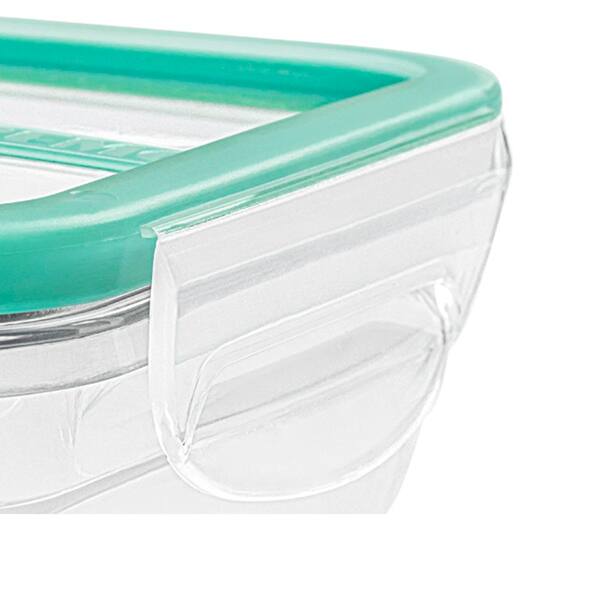 Pote plástico com travas, 537ml, SR1762, Sanremo - PO 1 UN Pote plástico com travas, 537ml, SR1762, Sanremo - PO 1 UN