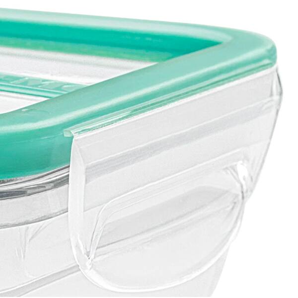 Pote plástico com travas, 330ml, SR1763, Sanremo - PO 1 UN Pote plástico com travas, 330ml, SR1763, Sanremo - PO 1 UN