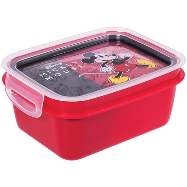 Kit Escolar Disney Mickey Mouse, Com Garrafa E Pote, 15635, Plasutil - CX 2 UN