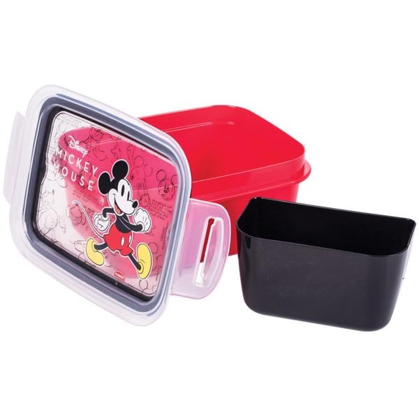 Kit Escolar Disney Mickey Mouse, Com Garrafa E Pote, 15635, Plasutil - CX 2 UN