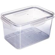 Pote plástico com travas, 4L, Com escorredor, 14296, Plasutil - PT 1 UN Pote plástico com travas, 4L, Com escorredor, 14296, Plasutil - PT 1 UN