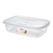 Pote plástico retangular, Transparente, 1,8L, SR170/10, Sanremo - PT 1 UN