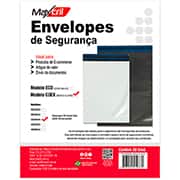 Envelope plástico de segurança, 32cm x 40cm, Branco, 10450005, Maxcril - PT 20 UN Envelope plástico de segurança, 32cm x 40cm, Branco, 10450005, Maxcril - PT 20 UN
