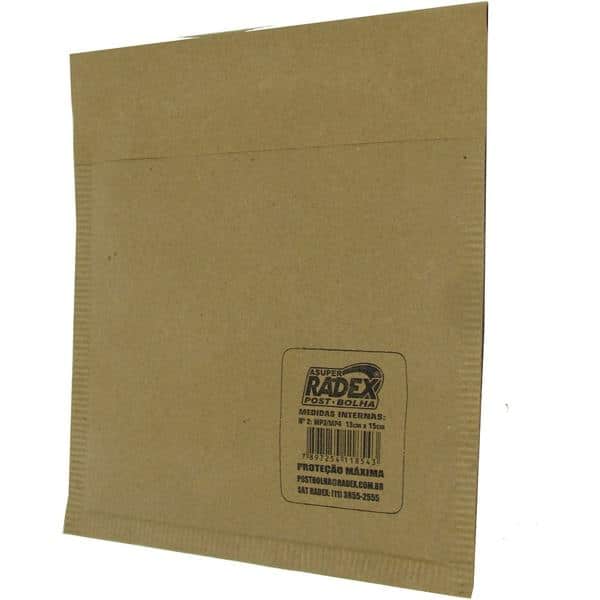 Envelope c/ revestimento Polibolha 13x15cm 2056 Radex PT 1 UN