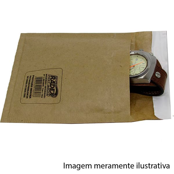 Envelope com revestimento Polibolha, 11x13cm, 11847, Radex - PT 1 UN
