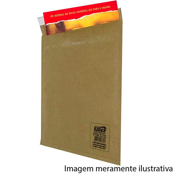 Envelope com revestimento Polibolha, 19x25cm, 11852, Radex - PT 1 UN Envelope com revestimento Polibolha, 19x25cm, 11852, Radex - PT 1 UN