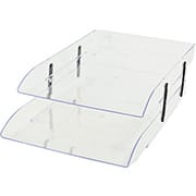 Caixa Para Correspondência Home Office Articulável Dupla, Cristal, Dello - CX 1 CX Caixa Para Correspondência Home Office Articulável Dupla, Cristal, Dello - CX 1 CX