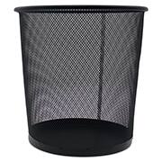Cesto p/lixo 13l redondo aramado preto B83515 Spiral Office PT 1 UN