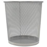 Cesto p/lixo 13l redondo aramado prata B83515 Spiral Office PT 1 UN
