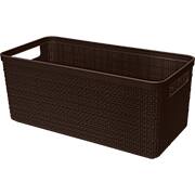 Cesto plástico juta alongado M preto 3.7l, 257/P, Nitron - PT 1 UN Cesto plástico juta alongado M preto 3.7l, 257/P, Nitron - PT 1 UN