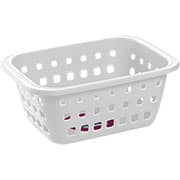 Cesto plástico pequeno branco 1,4L 52001 Ordene PT 1 UN Cesto plástico pequeno branco 1,4L 52001 Ordene PT 1 UN