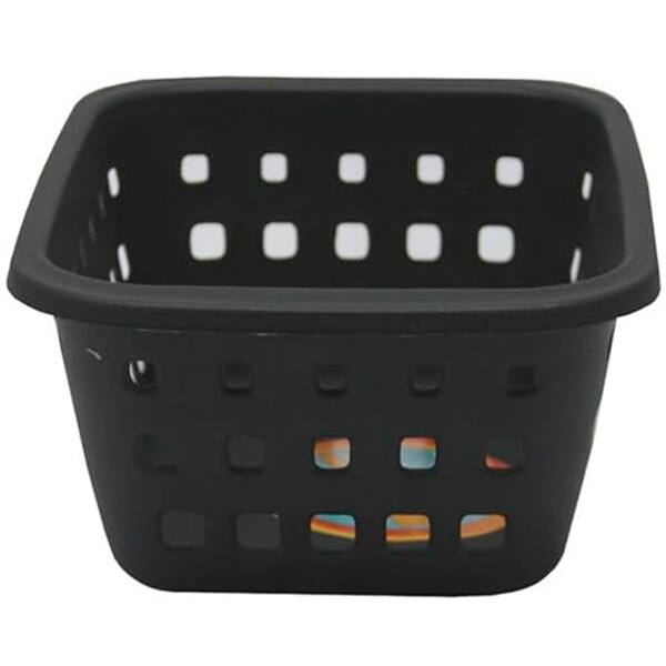 Cesto plástico pequeno preto 1,4L 52010 Ordene PT 1 UN