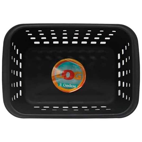 Cesto Plástico P 3L preto 52210 Ordene PT 1 UN