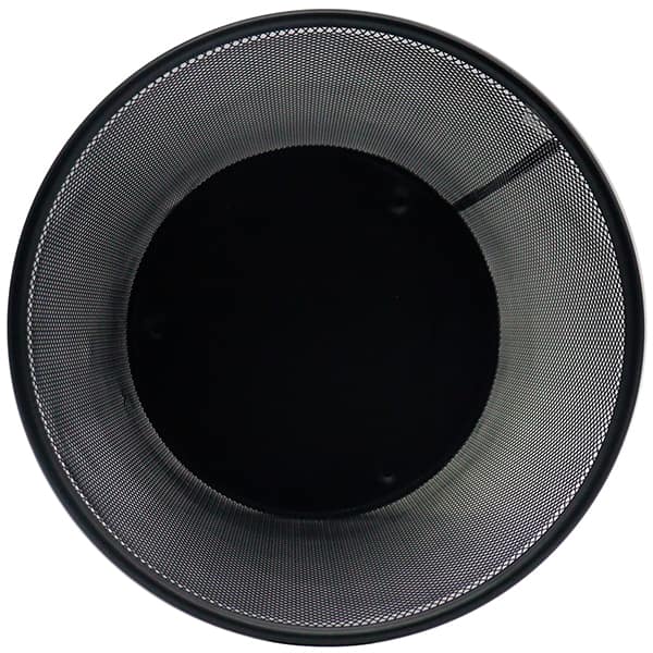 Cesto p/lixo 15l redondo aramado preto B85002 Spiral Office PT 1 UN